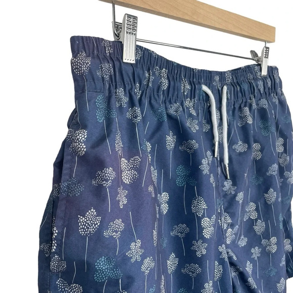 Slate & Stone Men’s Tropical 6’’ Swim Trunks in Blue/Pink Size L - Picture 5 of 9